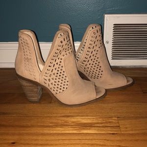 Jessica Simpson peep toe booties